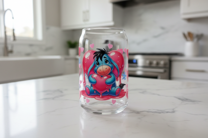 Eeyore Hearts - UVDTF wrap for cups/hard surfaces sticker