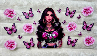 Tóxica Purple Diva - UVDTF Decal for cups/hard surfaces sticker