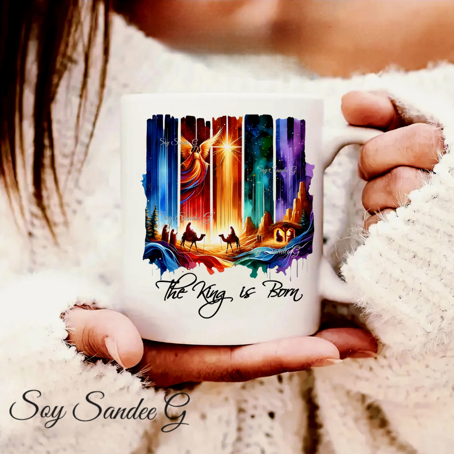 The King is Born - UVDTF Decal for cups/hard surfaces sticker