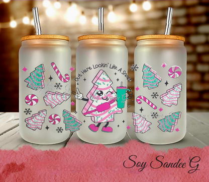 Out Here Lookin' Like a Snack - UVDTF Wrap for cups/hard surfaces sticker