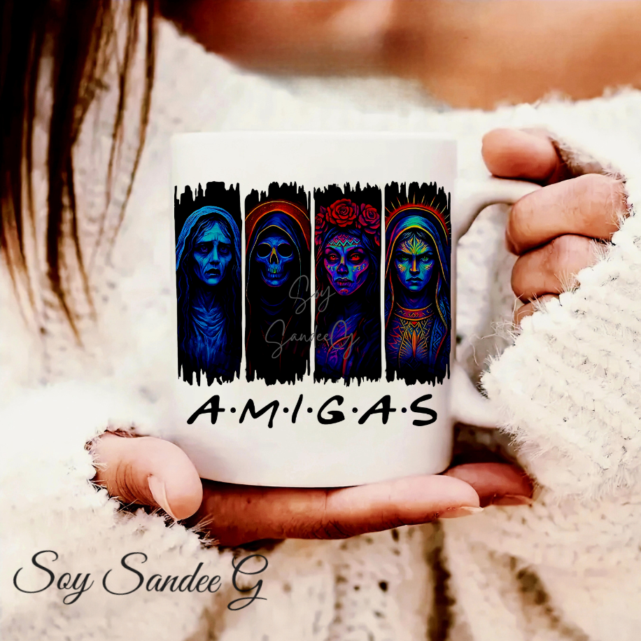 Hellbound Amigas  - UVDTF Decal for cups/hard surfaces sticker