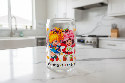 Besties - UVDTF Wrap for cups/hard surfaces sticker