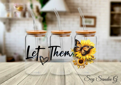 Let Them Yellow - UVDTF Wrap for cups/hard surfaces sticker