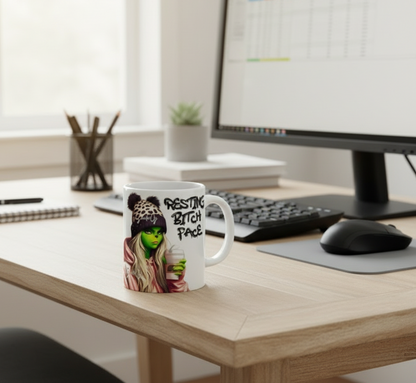 Resting Bitch Face - UVDTF Decal for cups/hard surfaces sticker