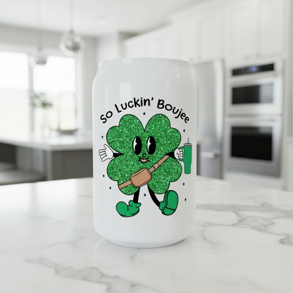 Calcomanía UVDTF de trébol Boujee de So Luckin'