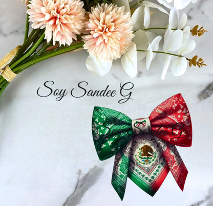 Mexican Bandana Bow - UVDTF Decal for cups/hard surfaces sticker