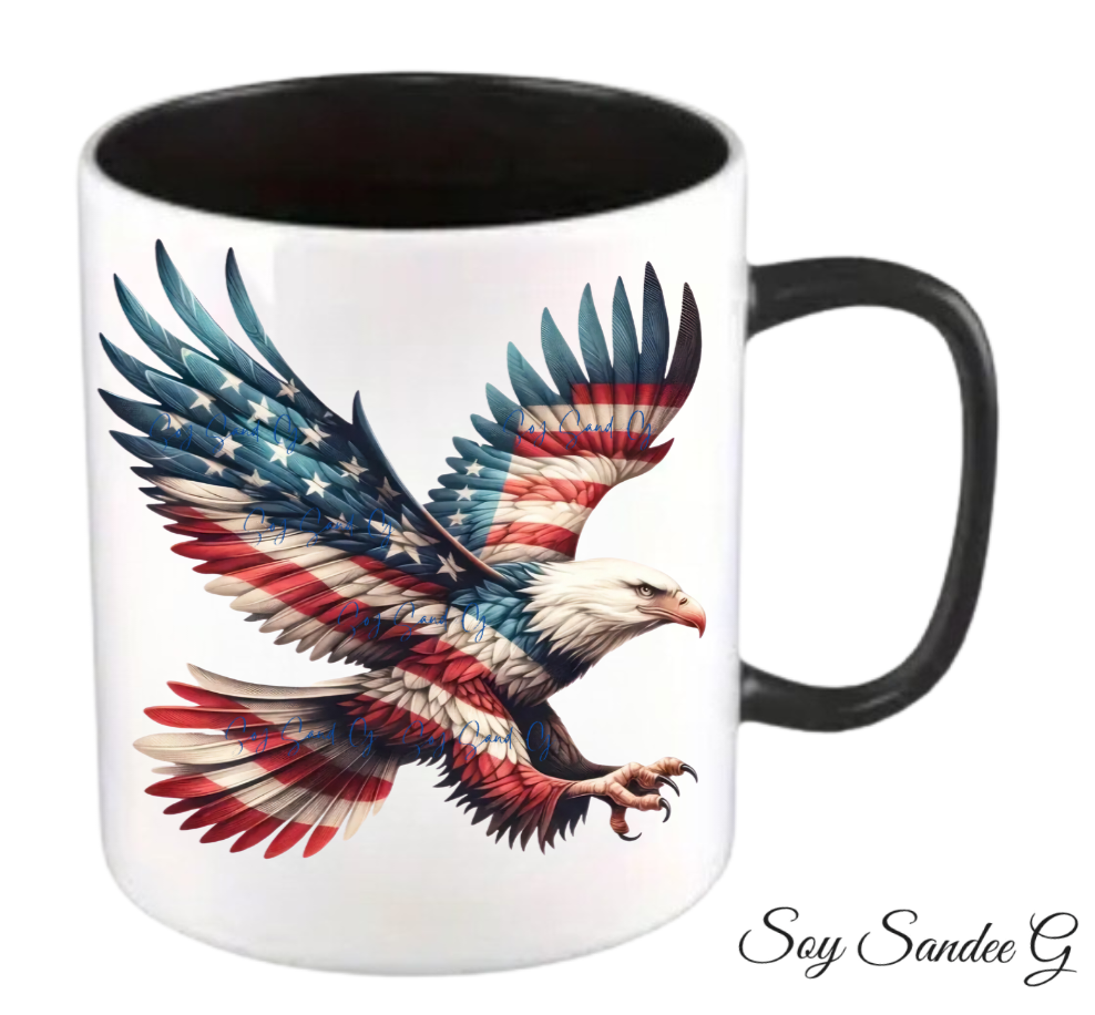 Patriotic Eagle #1 - UVDTF Decal for cups/hard surfaces sticker