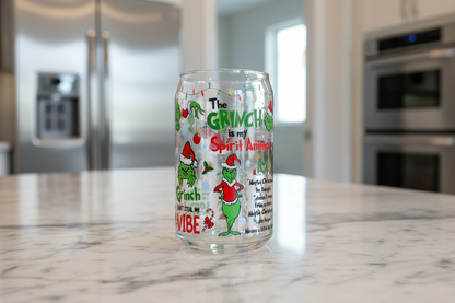 Envoltura UVDTF con varios dichos del Grinch