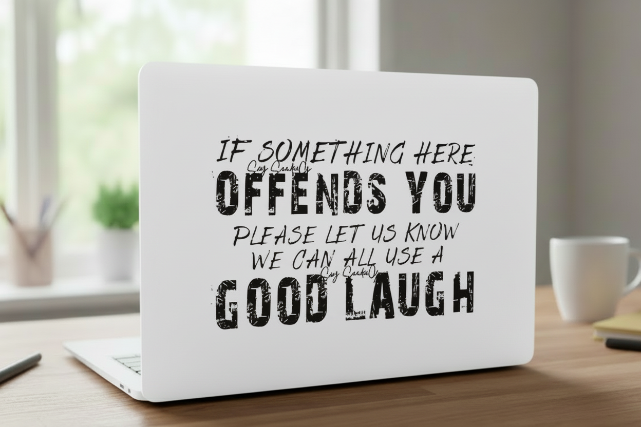 If Something Here Offends You - UVDTF Decal for cups/hard surfaces sticker