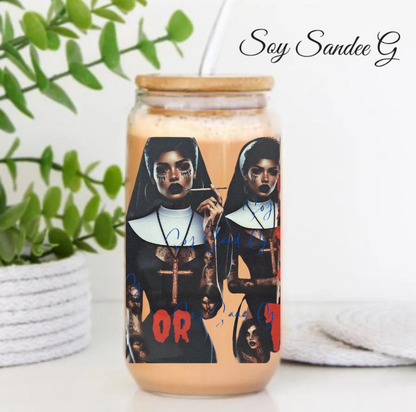 Trick or Treat Nuns - UVDTF Wrap for cups/hard surfaces sticker