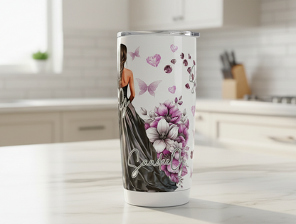 Mis Quince Purple - UVDTF Wrap for cups/hard surfaces sticker