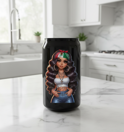 Sexy Mexican Latina #2 - UVDTF Decal for cups/hard surfaces sticker