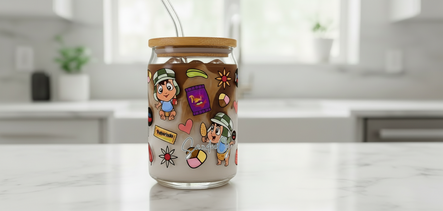 Chespirito Snacks - UVDTF Wrap for cups/hard surfaces sticker