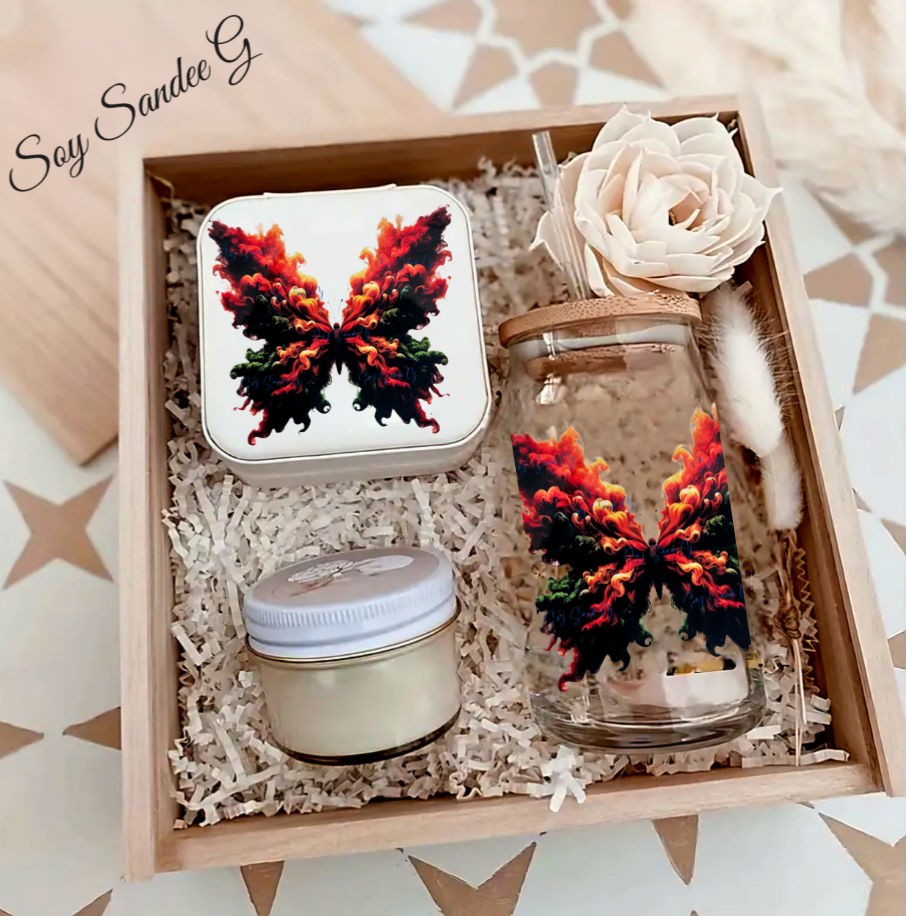 Calcomanía UVDTF Smoke Butterfly n.° 3