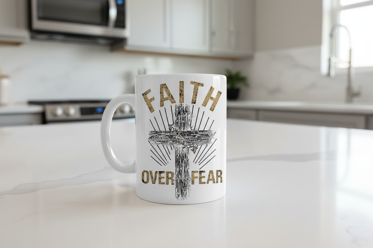 El amor es paciente - Calcomanía UVDTF de Cross