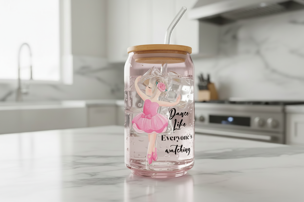 Baila como si todo el mundo te estuviera mirando - Calcomanía UVDTF pequeña