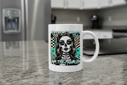 I Don't Start Problems Skully - UVDTF Decal for cups/hard surfaces sticker