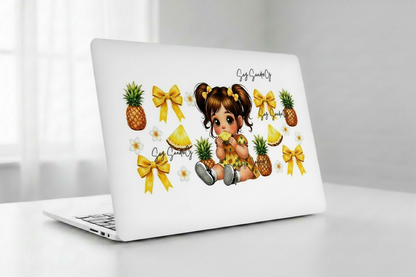Pineapple Cutie - UVDTF Wrap for cups/hard surfaces sticker