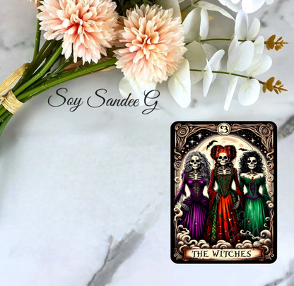 Bruja latina sexy - Calcomanía UVDTF negra