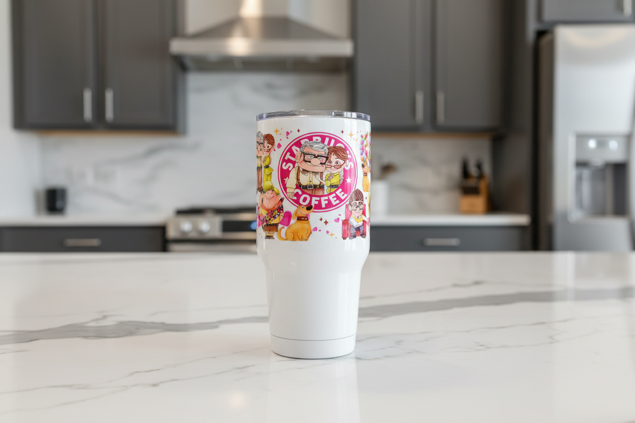 Up Starbucks - UVDTF Wrap for cups/hard surfaces sticker