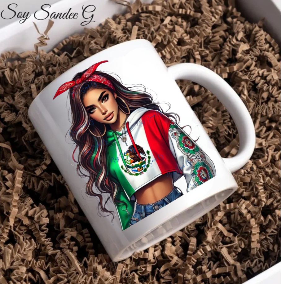 Sexy Mexican Latina #1 - UVDTF Decal for cups/hard surfaces