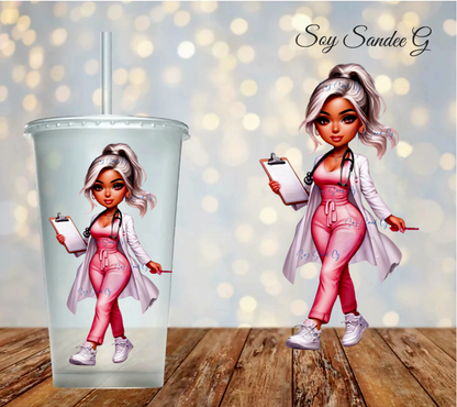 Pretty Nurse #2 - UVDTF Decal for cups/hard surfaces sticker