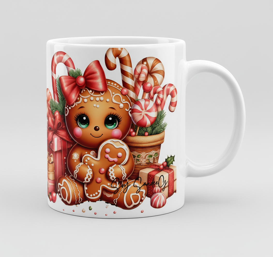 Gingerbread Girl - UVDTF Decal for cups/hard surfaces sticker