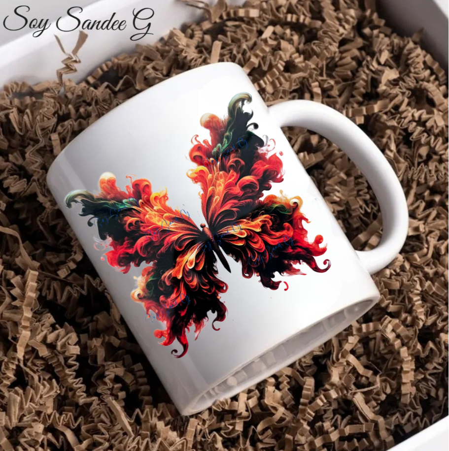 Calcomanía UVDTF Smoke Butterfly n.° 5