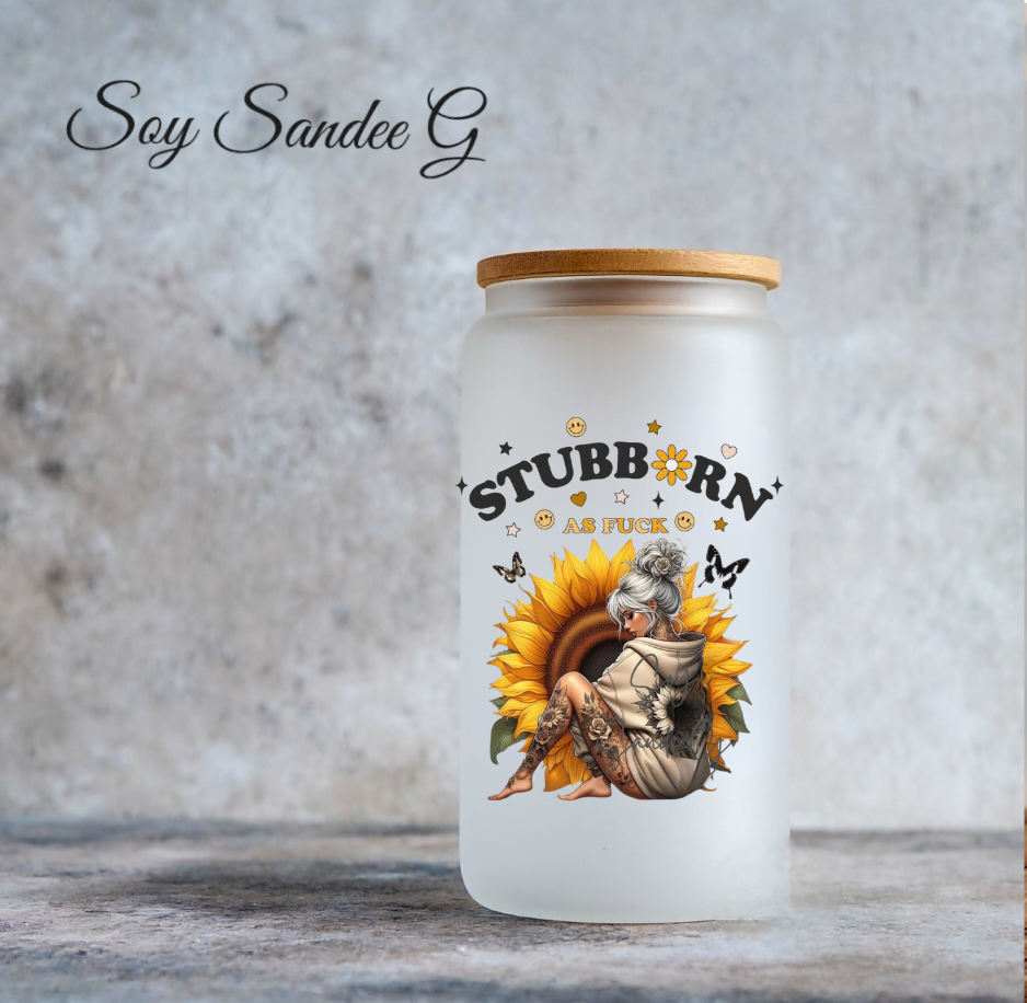 Stubborn - UVDTF decal for cups/hard surfaces sticker