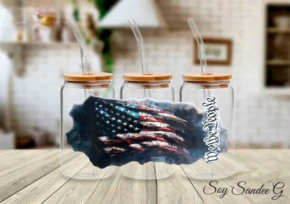 We The People - UVDTF Wrap for cups/hard surfaces sticker