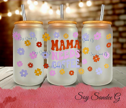 Envoltura UVDTF de Mama Needs Coffee