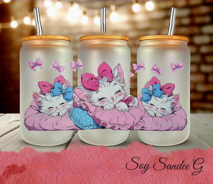 3 Sleeping Cats - UVDTF Wrap for cups/hard surfaces sticker