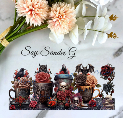 Gothic Cups - UVDTF Wrap for cups/hard surfaces sticker