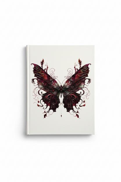 Burgundy Butterfly - UVDTF Decal for cups/hard surfaces sticker