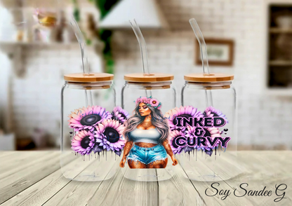 Inked & Curvy - UVDTF Wrap for cups/ hard surfaces sticker