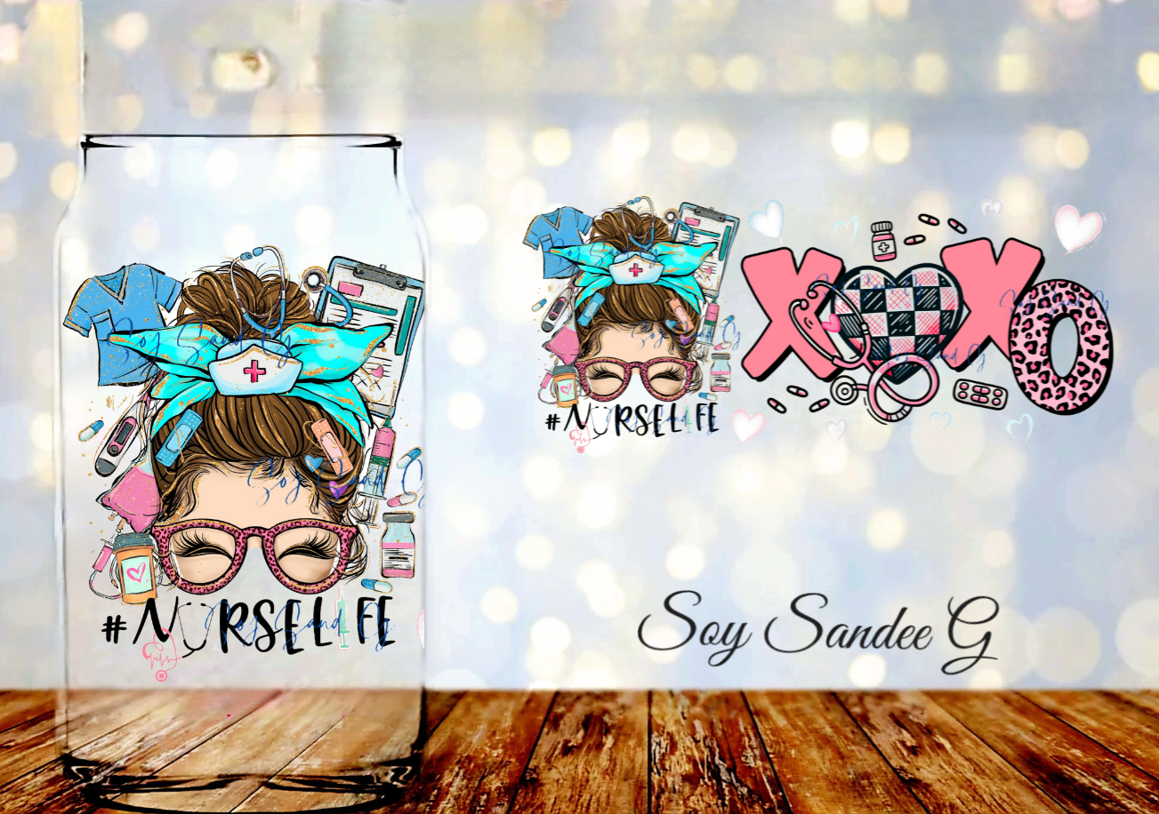 Envoltura UVDTF de Nurse Life XOXO