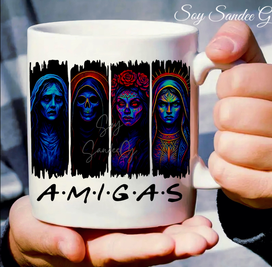 Hellbound Amigas  - UVDTF Decal for cups/hard surfaces sticker