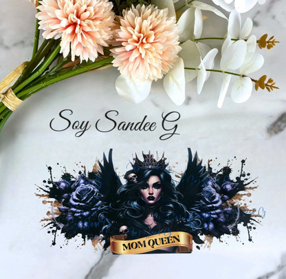 Mom Queen - UVDTF Wrap for cups/hard surfaces sticker