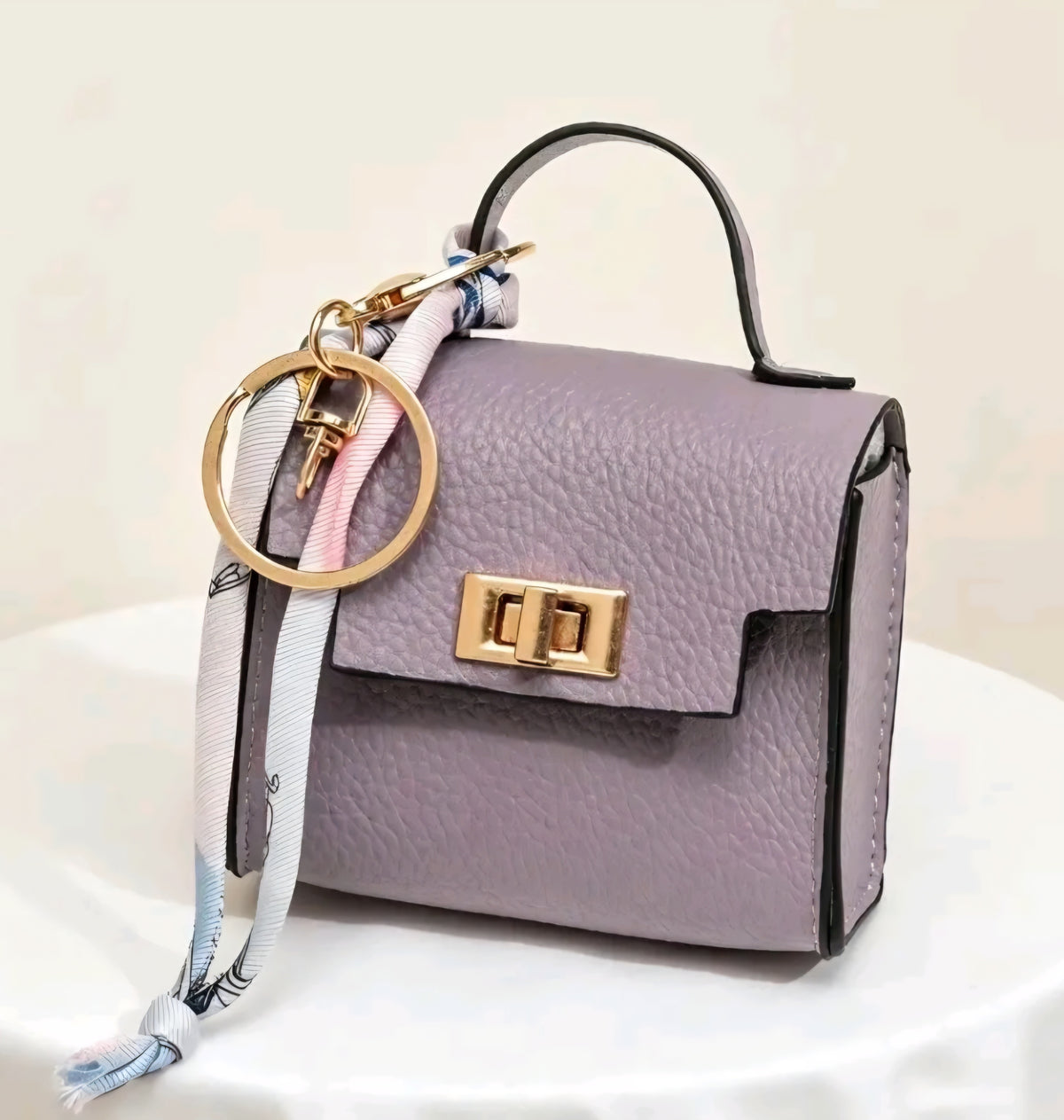 Mini Square Keychain Bag Accessory