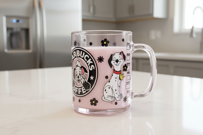 Envoltura de dálmatas con efecto UVDTF de Starbucks