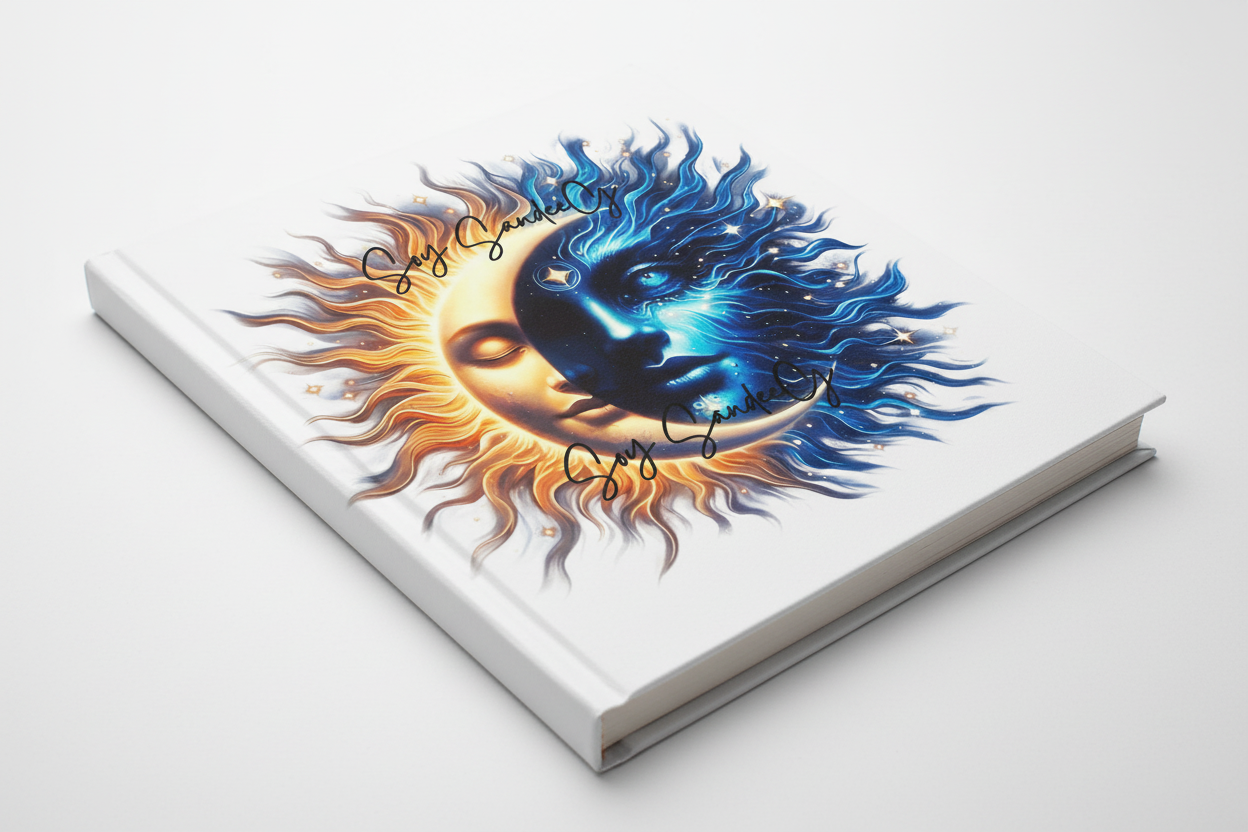 Sun & Moon - UVDTF Decal for cups/hard surfaces sticker