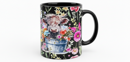 Highland Cow #10 - UVDTF Wrap for cups/hard surfaces sticker