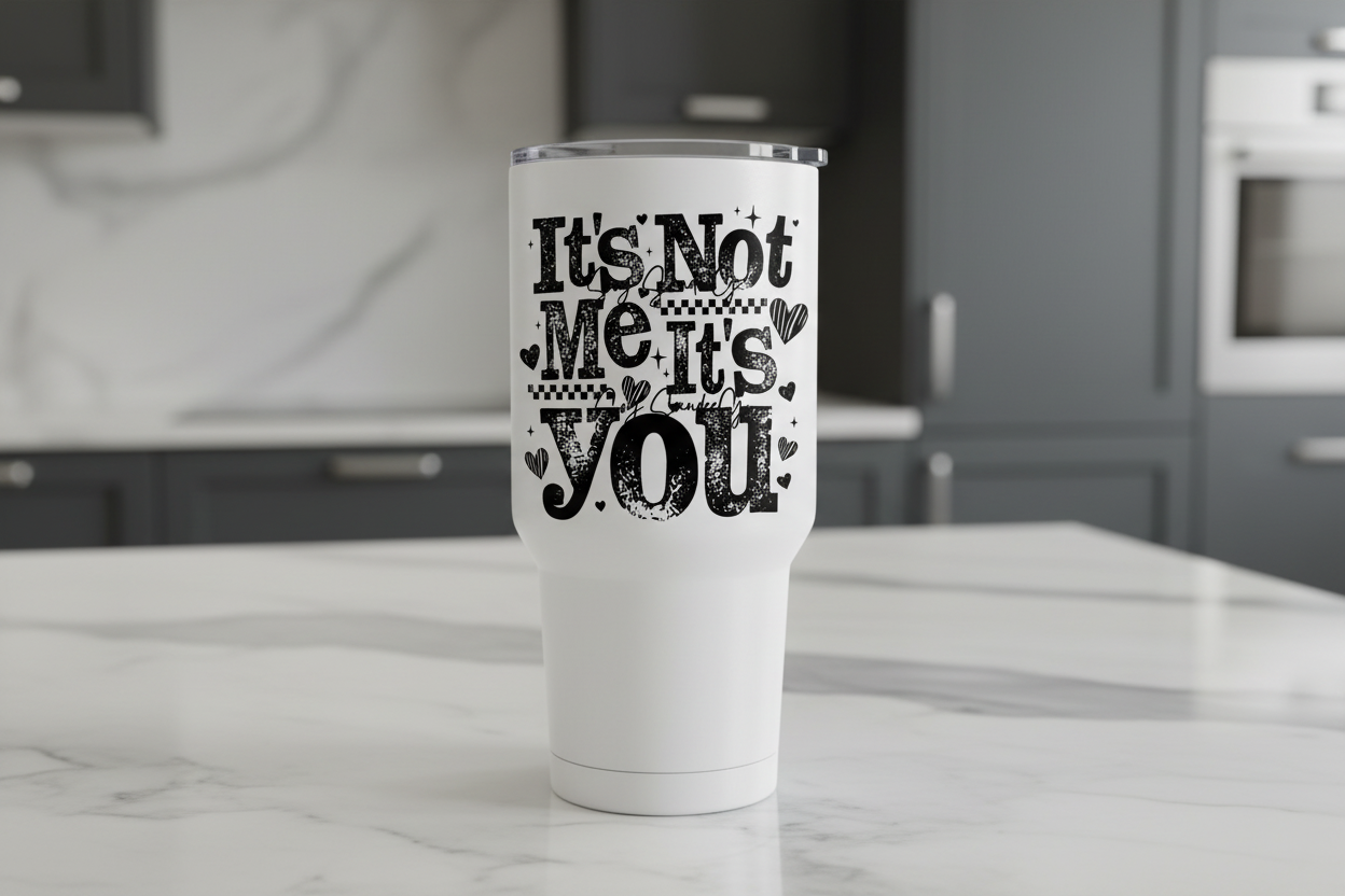 It's Not Me - UVDTF Decal for cups/hard surfaces sticker