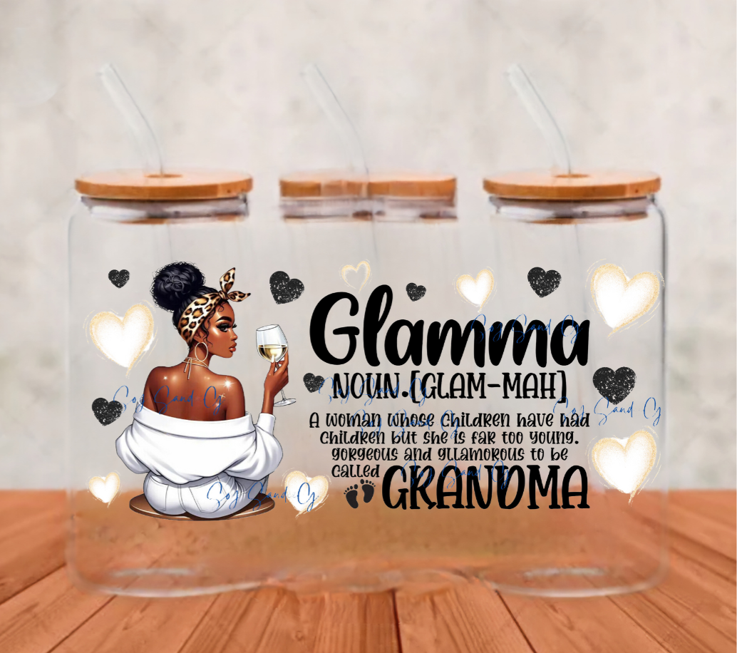 Glamma #2 - UVDTF Wrap for 16oz cups/hard surfaces