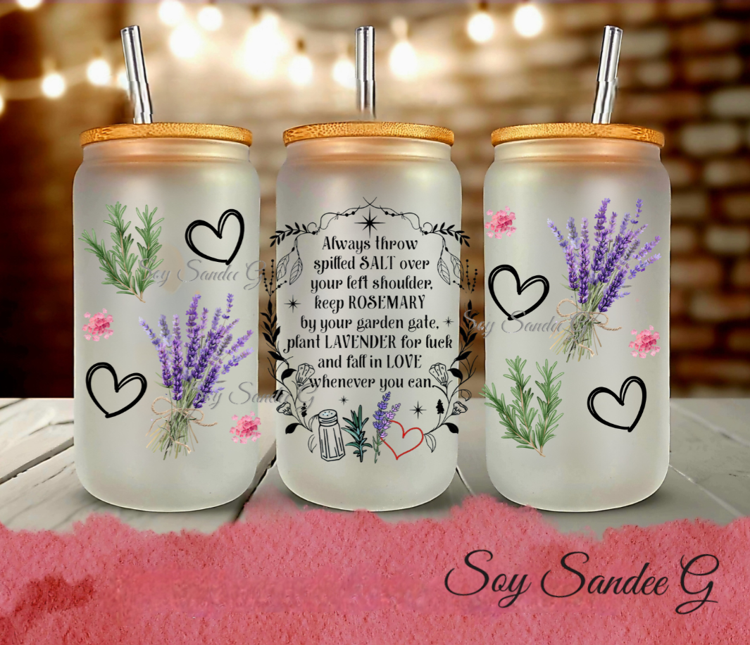 Always Throw Spilled Salt -  UVDTF wrap for cups/hard surfaces sticker