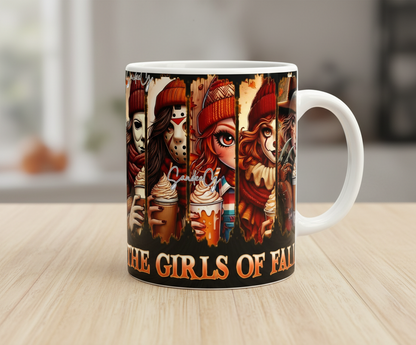 The Girls of Fall - UVDTF Decal for cups/hard surfaces sticker