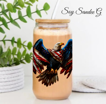 Patriotic Eagle #3 - UVDTF Decal for cups/hard surfaces sticker