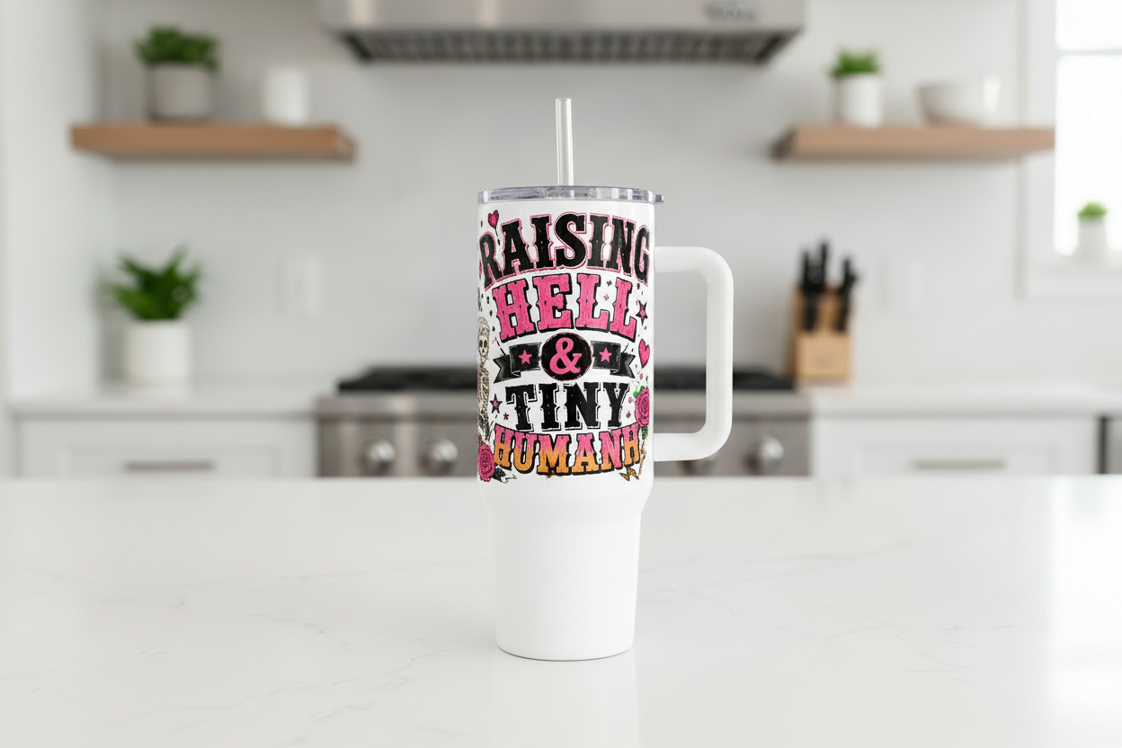 Raising Hell - UVDTF Wrap for cups/hard surfaces sticker