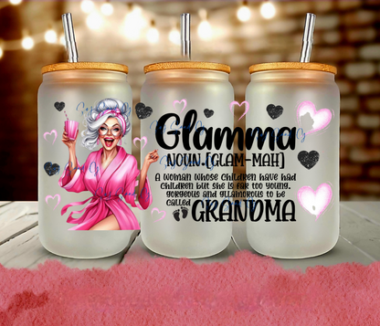 Glamma #3 - UVDTF Wrap for 16oz Cup/Hard Surfaces