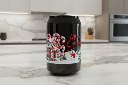 Merry Christmas Candy Cane House - UVDTF Wrap for cups/hard surfaces sticker